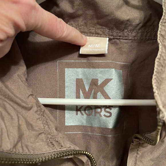 Michael Kors Cropped Olive Green Jacket - Picture 4 of 12